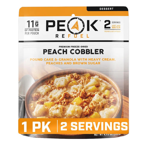 Peak Refuel Peach Cobbler | Real Ingredients | Ready in Minutes |
