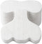 QUUPY 100Pcs White 9x6.5cm Disposable Non-Woven Nose Pore Strips Thin Cotton Patches for