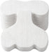 QUUPY 100Pcs White 9x6.5cm Disposable Non-Woven Nose Pore Strips Thin Cotton Patches for