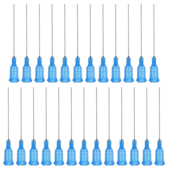 PATIKIL Blunt Tip Dispensing Needles 1.5 Inch, 25 Pcs 22G Industrial Liquid Dispenser Needle with Lure Lock
