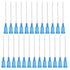 PATIKIL Blunt Tip Dispensing Needles 1.5 Inch, 25 Pcs 22G Industrial Liquid Dispenser Needle with Lure Lock