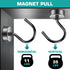 Grtard 10Pack Strong Magnetic Hooks, Heavy Duty 35lbs Neodymium Magnet Hooks for Hanging at Home, Office, Kitchen