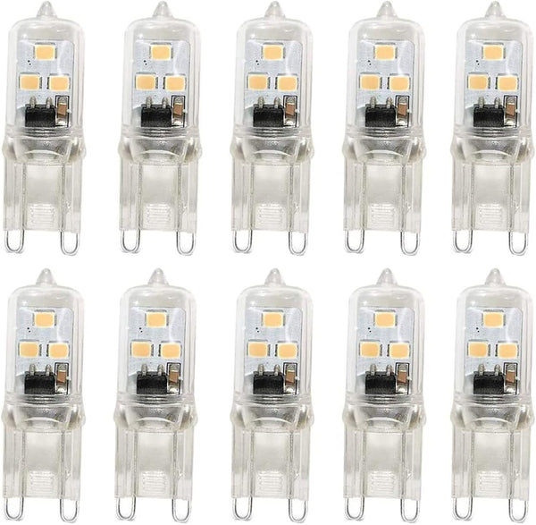 Lxcom Lighting G9 LED Bulb 1W Dimmable LED Corn Light Bulbs 10W