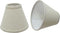 Aspen Creative 32101-2A, Hardback Empire Clip-On Chandelier Lamp Shade, Off-White, 3" Top x 5"