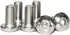 10PCS M8-1.25 x 10mm Button Head Socket Cap Screws - Stainless Steel 18-8, Full Thread, Allen Socket Drive, Plastic Box