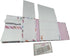 Cutepaper Weekly Organiser Self-Stick Notes, Pastel Memo Pad Set, Colored Printing with Feather Shapes, Cute Design