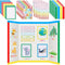 Henoyso 116 Sheets Science Fair Board Supplies with 20 Printable Presentation Subtitles and 80 Scalloped Bulletin