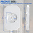 Siding Mounting Block 8141DBL, Outdoor Light Mount Kit with Electrical Box for 1/2 inch Lap Double Siding