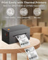 4x6 Inch Commercial+ 180 Labels/Pack iEager Thermal Labels, White Shipping Label Stickers, Grade Thermal Printer