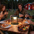 FUYO 7.6-Inch Dimmable Solar Rechargeable Camping Lantern - Outdoor Table Lamp with Warm White Light, RGB
