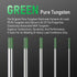 YESWELDER TIG Welding Tungsten Electrode Pure Tungsten 1/16" x 7" (Green, EWP) 10-pk