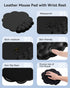 Laborio Cloud Wrist Rest for Keyboard and Mouse for Desktop, PU Leather Cloud Computer Keyboard Stand with Mouse Pad