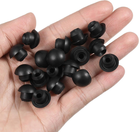 Mipcase 25pcs Jack Plug Oil Filler Plugs, Horizontal Rubber Oil Plugs for Hydraulic Jack