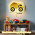 Aurelema Construction Themed Night Light Wall Lamp Sleeping Nursery Lighting Cute Floating Battery Operated Hanging