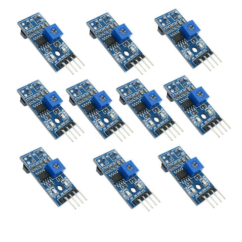 HiLetgo 10pcs TCRT5000 Infrared Reflective Sensor IR Photoelectric Switch Barrier Line Obstacle