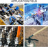 Pneumatic Tubing Pipe, 8mm x 5mm Clear PU Polyurethane Tube, 6.6FT for Air Compressor, Fluid Transfer