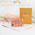 Card,3D Thank You Pop Up Floral Appreciation Greeting Card with Envelope and Note Insert,Unique Keepsake