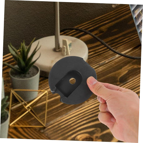 Weighted Iron Base for Floor Lamp and Desk Lamp Replacement Round Design for Stability Compact Chassis for Compatible