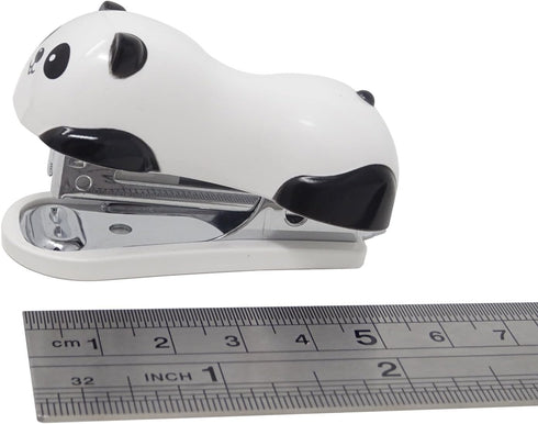 Honbay Portable Mini Cute Panda Desktop Stapler Set with 1000PCS No.10 Staples for Office, School, Home, or Travel Use