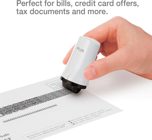 Identity Theft Prevention Wide Roller Security Stamp Kit in White