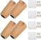 Mikikit 4pcs Solid Wood Sofa Legs Replacement, Tapered Slanted Cabinet and Table