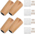 Mikikit 4pcs Solid Wood Sofa Legs Replacement, Tapered Slanted Cabinet and Table