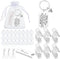 Yinkin 72 Pcs Employee Appreciation Gifts Bulk Thank You Coworker Keychain Gifts