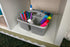 Teacher Created Resources Gray Portable Plastic Storage Caddy - 6-Pack for Classrooms, Kids Room, Office Organization