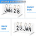 Cosmos Desk Flip Calendar Perpetual Desk Date Calendar Ring Flip Daily Block Calendar for Home Office Teacher Desktop