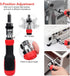 SHARDEN 13-in-1 Ratcheting Screwdriver Set, All in One Multibit Screwdriver with Adjustable Angled Head