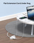TROND Flat Extension Cord 15ft, Flat Plug Power Strip, 3 Prong Grounded 3 Outlet, Indoor Home Kitchen