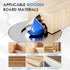 Wingsflee 1/4 Inch 90 Set 8 (1/4" 1") Shank Degree V Groove Router Bit - Sizes to Solid Carbide Double Flute for CNC
