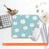 Personalized Premium-Textured Custom Mouse Mat Design - Square Mouse Pad Little Daisy, Washable Lycra Cloth, Non-Slip