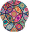 Memory Foam Wrist Support Mouse Pad, Comfortable Padded Wrist Mousepads 9in X10in for Desktop Notebook (Mandala