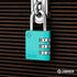 XD35 Combination Lock, 3-Digit Padlock for School, Gym, Sports Locker Lock, Outdoor, Toolbox, Case Storage (1-Pack)