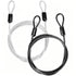 Azuneyeunt 2 Pack Outdoor & Travel Security Cable with Loops, 3.3 ft x