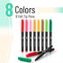 8 Pack, 0.7mm Mr. Pen- Felt Tip Pens, Colorful Felt Pens, No Smear, Quick Dry
