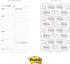 Daily to Do List Sticky Notepad, 6" x 10" Fill-in Schedule, Today's Plan Reminder Gratitude Checklist
