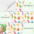 Kanworse 17.7in 32.8ft Peel and Stick Wallpaper Back to School Colorful Crayons Handprint for Kids Self-Adhesive Wall