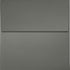 LUXPaper Square Invitation Envelopes, Peel & Press, 4" x 4", Smoke Gray, 50 Qty, 80lb. Text