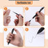 Mr. Pen Retractable Gel Pens, 10 Pack, Black Ink, Fine Point 0.5mm, Fast Dry, Cute Aesthetic Pens for Journaling