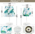 3 ALAZA Bedside Lamp Watercolor Green Sea Turtle Table Lamp for Bedroom Desk Lamp with USB Port LED Nightstand Color