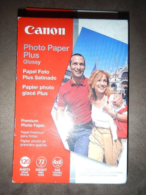 Canon PP-101 4x6 Photo Paper Plus Glossy, 120 Sheets