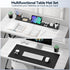 KDD 6 in 1 Desk Pad and Organizer Set, Magnetic Mouse Mat with DIY Features for Phone, Tablet, and Cable Management