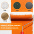 6 Paint Roller Brush Kit, FT Paint Roller Extension Poles Multi-Function Paint Roller Kit with Brush Stainless Steel