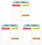 Carson Dellosa Aim High 50 Sheet Note Pads, 5.75" x 6.25" 3-Pack To Do List Notepad for Productivity Desk Office
