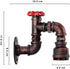 E26 60W Kawell Vintage Wall Light Fixtures Industrial Retro Wall Sconce Light Creative Water Pipe Wall Lamp Iron Art