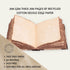 Rustic Vintage Leather Spine Bound Journal, 200 Pages, 6"X4"(A6), Brown, Handmade Antique Deckle Edges