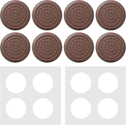 Gsbnjuy 8 Pcs Rubber Feet for Furniture Anti Slip Cutting Board Stabilizer Pads Silicone Rubber Feet Self-Adhesive