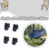 Chmmgluy 4 Pack Moonchair Legs Cap Strong Camping Chair Foot Protectors for Folding Tables Moon Chairs Outdoor